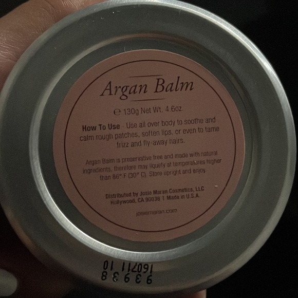 Josie Maran Argan balm 4.6oz nourish protect new hair body - Picture 4 of 5